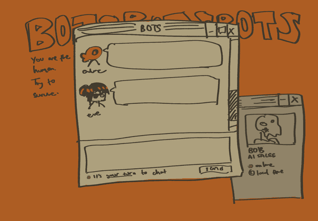 botsbotsbots initial sketch