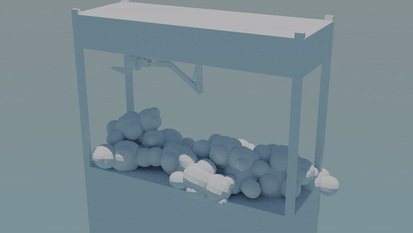 claw machine breaks free