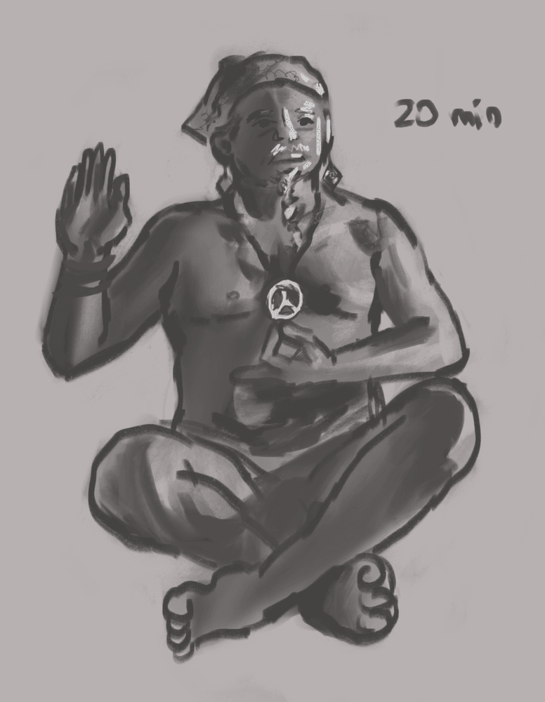 meditation (20min figure drawing)