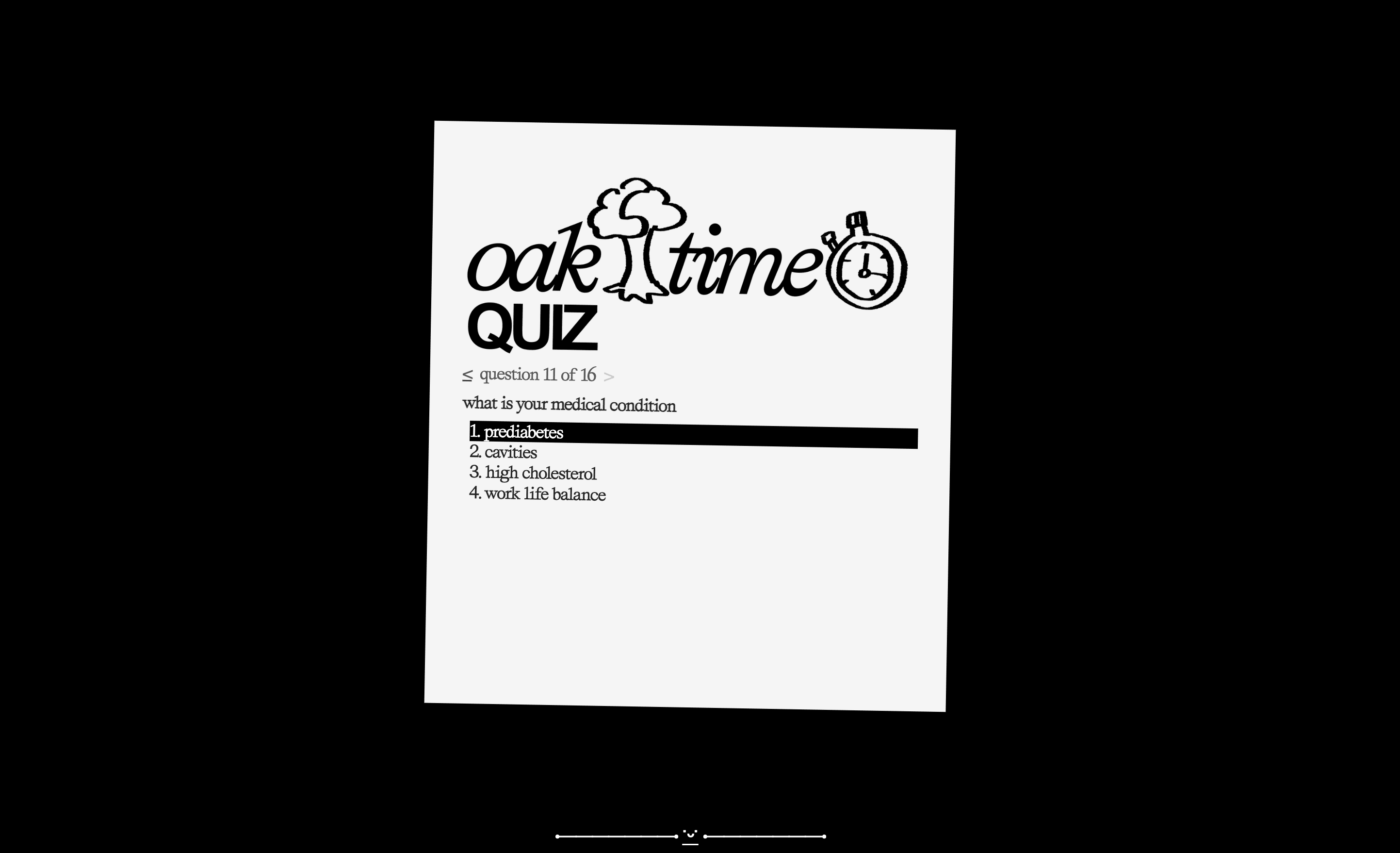 oaktime personality quiz ([play here](https://oaktime.vercel.app/))